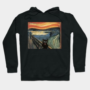 The Scream from Black Cat Mashup Hoodie